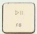 F8 Touche de remplacement QWERTY (US) Blanc Apple Magic Keyboard avec pavé numérique