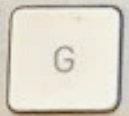 G Replacement key Apple Magic Keyboard avec pavé numérique