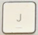 J Touche de remplacement QWERTY (US) Blanc Apple Magic Keyboard avec pavé numérique