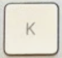 K Touche de remplacement QWERTY (US) Blanc Apple Magic Keyboard avec pavé numérique