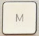 M Touche de remplacement QWERTY (US) Blanc Apple Magic Keyboard avec pavé numérique