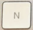 N Touche de remplacement QWERTY (US) Blanc Apple Magic Keyboard avec pavé numérique