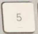 Pavé 5 Touche de remplacement QWERTY (US) Blanc Apple Magic Keyboard avec pavé numérique