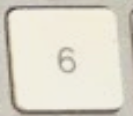 Pavé 6 Replacement key QWERTY (US) White Apple Magic Keyboard avec pavé numérique