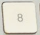 Pavé 8 Touche de remplacement QWERTY (US) Blanc Apple Magic Keyboard avec pavé numérique