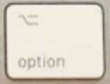 Option droite ⌥ Touche de remplacement Apple Magic Keyboard avec pavé numérique