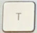 T Touche de remplacement QWERTY (US) Blanc Apple Magic Keyboard avec pavé numérique