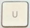 U Touche de remplacement QWERTY (US) Blanc Apple Magic Keyboard avec pavé numérique