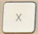 X Touche de remplacement QWERTY (US) Blanc Apple Magic Keyboard avec pavé numérique