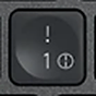 1 / ! Reservetast QWERTY (nordisk) Svart Logitech MX Keys