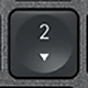 2 (Num) Reservetast QWERTY (nordisk) Svart Logitech MX Keys