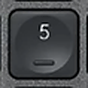 5 (Num) Reservetast QWERTY (nordisk) Svart Logitech MX Keys
