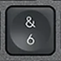 6 / & Reservetast QWERTY (nordisk) Svart Logitech MX Keys