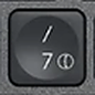 7 / / Reservetast QWERTY (nordisk) Svart Logitech MX Keys