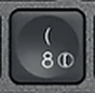 8 / ( Reservetast QWERTY (nordisk) Svart Logitech MX Keys