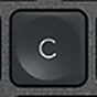 C Replacement key Logitech MX Keys