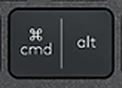 Cmd / Alt (L) Reservetast QWERTY (nordisk) Svart Logitech MX Keys