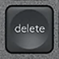 Delete Replacement key Logitech MX Keys