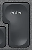Enter Reservetast QWERTY (nordisk) Svart Logitech MX Keys
