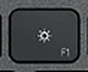 F1 Reservetast QWERTY (nordisk) Svart Logitech MX Keys