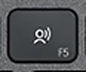 F5 Reservetast QWERTY (nordisk) Svart Logitech MX Keys