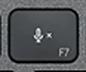 F7 Reservetast QWERTY (nordisk) Svart Logitech MX Keys