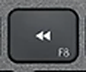 F8 Reservetast QWERTY (nordisk) Svart Logitech MX Keys