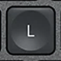 L Reservetast QWERTY (nordisk) Svart Logitech MX Keys