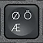 Ø / Ö Reservetast QWERTY (nordisk) Svart Logitech MX Keys