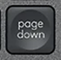 Page Down Replacement key Logitech MX Keys