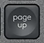 Page Up Reservetast QWERTY (nordisk) Svart Logitech MX Keys