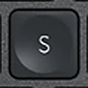 S Reservetast QWERTY (nordisk) Svart Logitech MX Keys