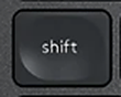 Shift (L) Reservetast QWERTY (nordisk) Svart Logitech MX Keys