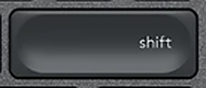 Shift (R) Reservetast QWERTY (nordisk) Svart Logitech MX Keys