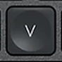 V Reservetast QWERTY (nordisk) Svart Logitech MX Keys
