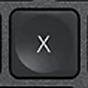 X Reservetast QWERTY (nordisk) Svart Logitech MX Keys