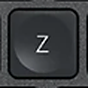 Z Reservetast QWERTY (nordisk) Svart Logitech MX Keys