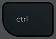 Ctrl Tecla de substituição QWERTY (PT) Preto Logitech MX Keys