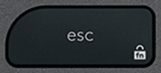 Esc Tecla de substituição QWERTY (PT) Preto Logitech MX Keys