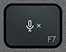 F7 Tecla de substituição QWERTY (PT) Preto Logitech MX Keys