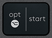 Opt / Start (L) Tecla de substituição QWERTY (PT) Preto Logitech MX Keys