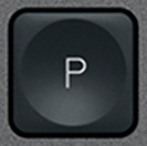 P Tecla de substituição QWERTY (PT) Preto Logitech MX Keys