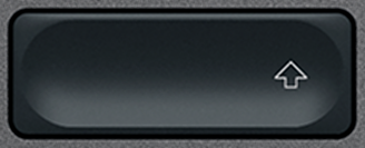 Shift (R) Tecla de substituição QWERTY (PT) Preto Logitech MX Keys