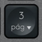 3 (Num) Touche de remplacement Logitech MX Keys