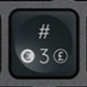 3 / # Touche de remplacement Logitech MX Keys