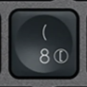 8 / ( Touche de remplacement Logitech MX Keys