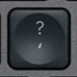 ' / ? Replacement key Logitech MX Keys