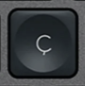 Ç Replacement key QWERTY (PT) Black Logitech MX Keys