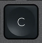 C Replacement key Logitech MX Keys