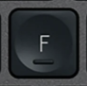 F Replacement key Logitech MX Keys